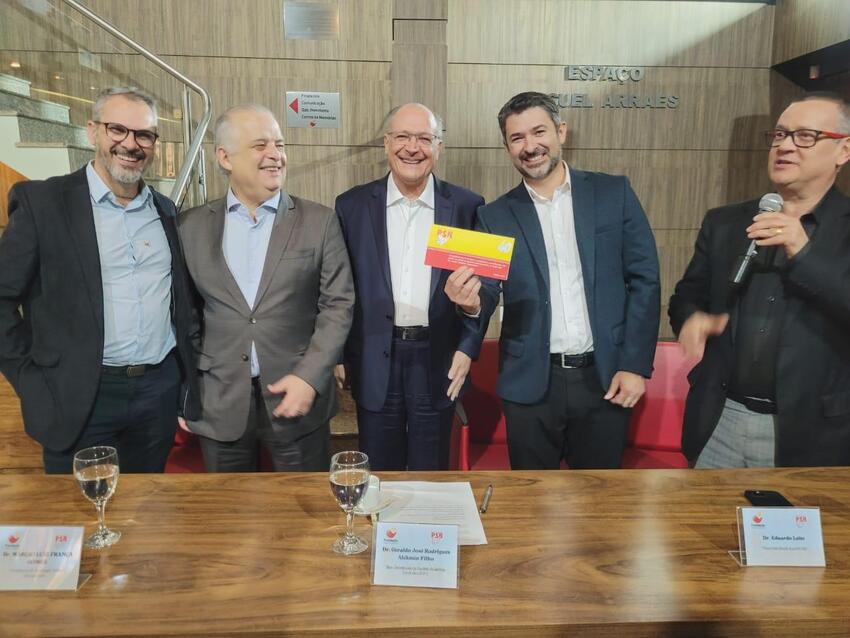Alckmin, Márcio França e Eduardo Leite