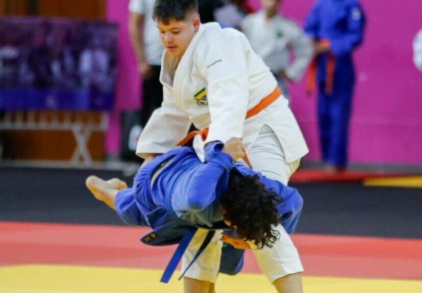 judoca mirim Leonardo Buso