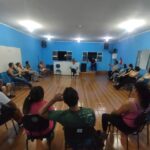reunião de educadores no Sindserv