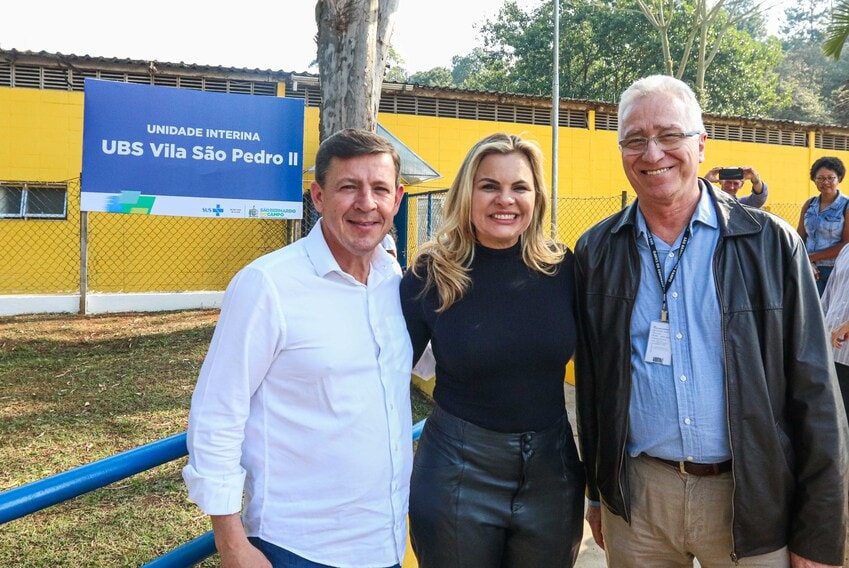 Orlando Morando, Geraldo Reple e Carla Morando