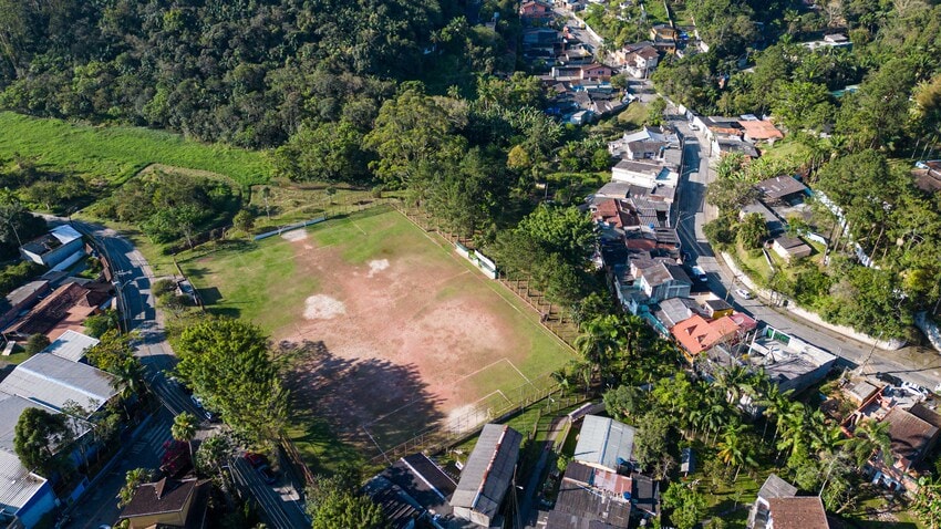 Campo de futebol dos Fincos - vista aérea
