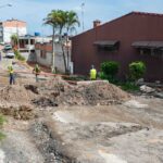 Obras no Jardim das Oliveiras