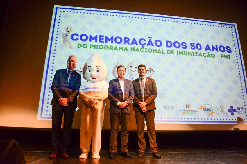 comemorações dos 50 anos do Plano Nacional de Imunização (PNI)