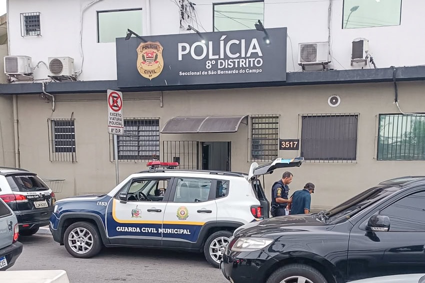 fachada do 8º DP de São Bernardo