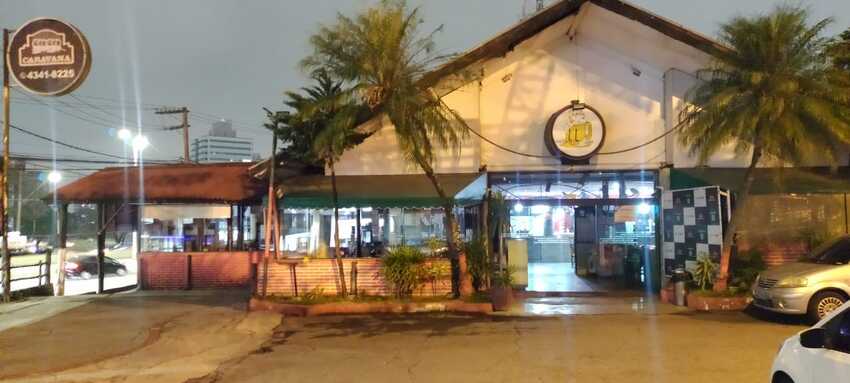 fachada do restaurante Caravanas