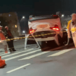 carro capotado na avenida dos estados