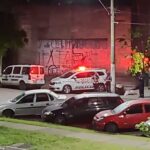viatura policial na avenida Firestone