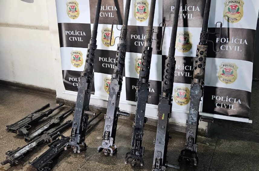 metralhadoras do exército