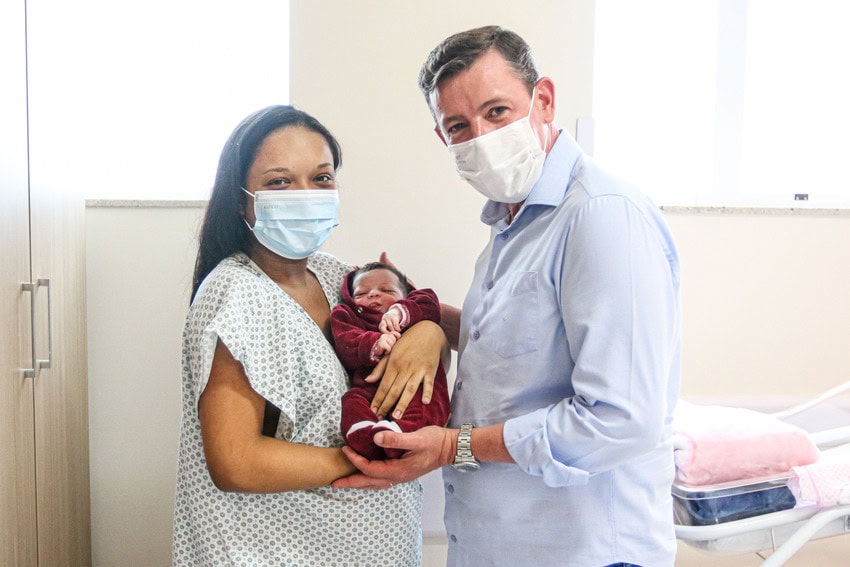 milésimo bebê nascido no Hospital da Mulher