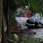 Viatura destruída