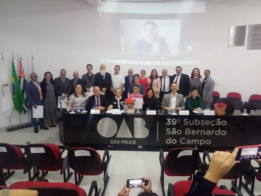OAB – SBC hoemnagem a professores