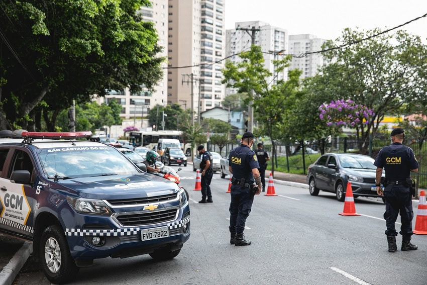 guardas municipais de São Caetano em operação