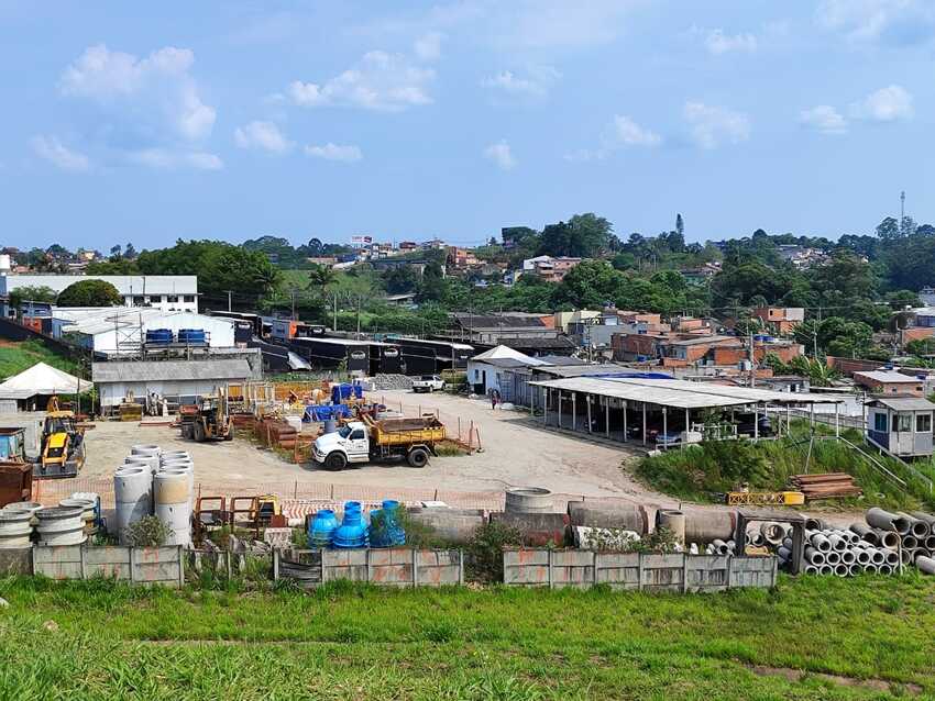 canteiro de obras