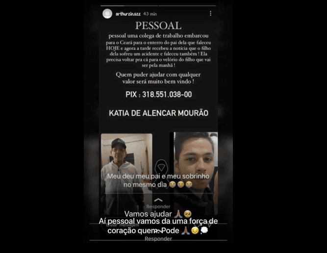 pedido de ajuda
