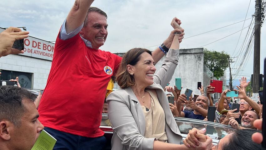 Bolsonaro e Rosana Valle