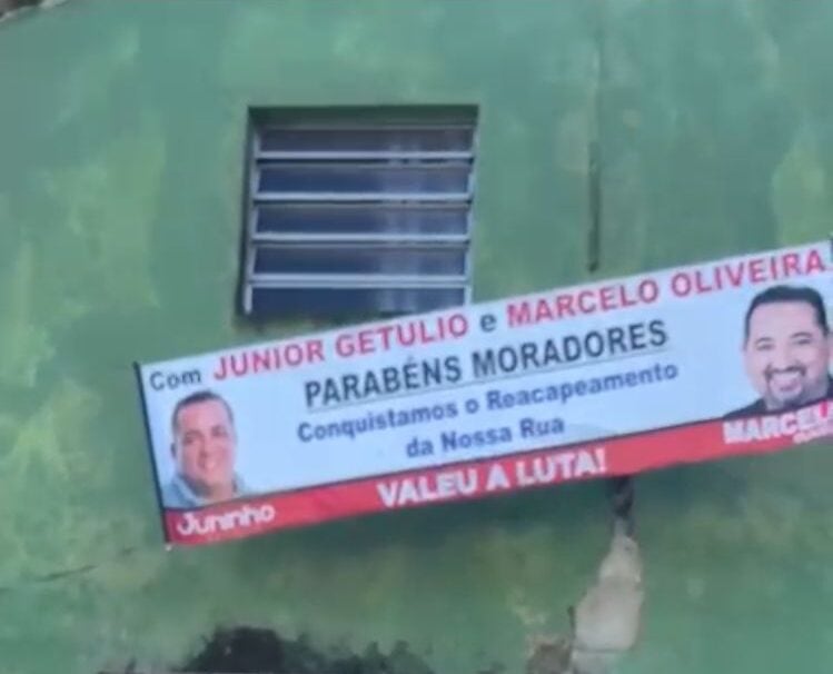 faixa do vereador