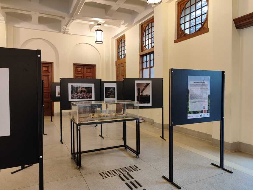 Exposição sobre a Vila Ferroviária de Paranapiacaba