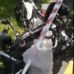moto colidida