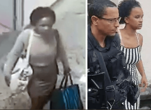 mulher que levou o bebê de maternidade