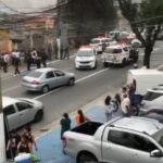 confusão em invasão