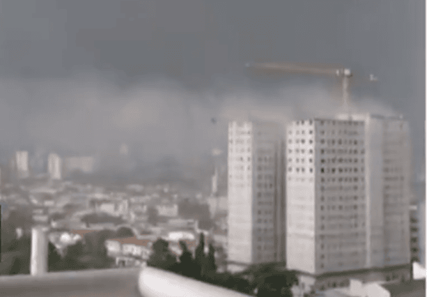 prédio em construção em Santo André