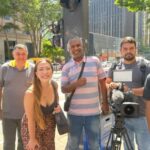 Repórter sofre tentativa e assalto ao vivo