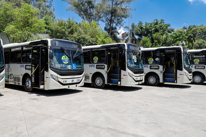 Ônibus novos em São Caetano