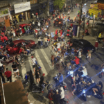 bololo de motos em Santo André