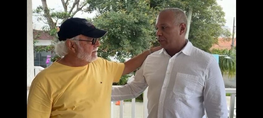 Clóvis Volpi e Juiz João
