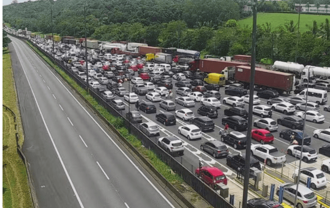 Congestionamento no Sistema Anchieta/Imigrantes