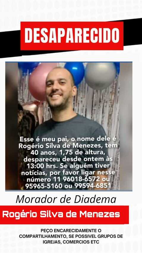 Rogério - morador de Diadema