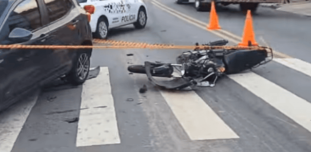 acidente de moto em Mauá