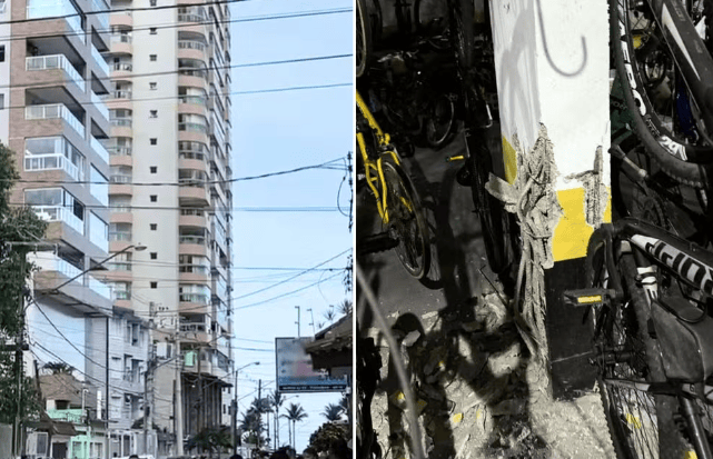 prédio evacuado