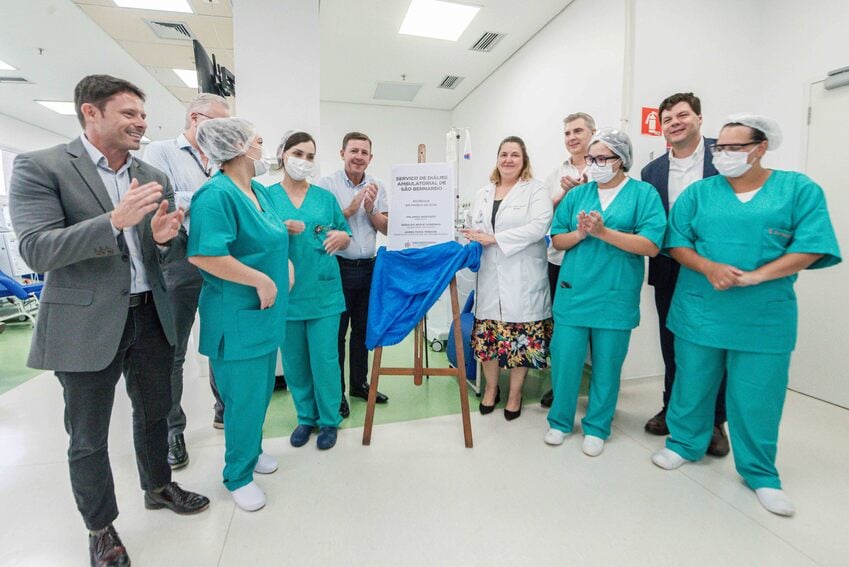 Entrego Centro de Diálise ambulatorial público de São Bernardo