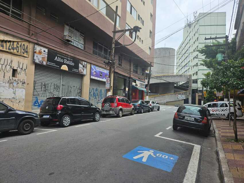 viatura da PM no Centro de São Bernardo