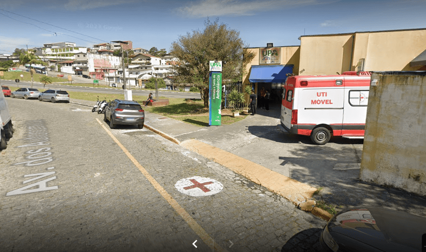 fachada da UPA de Rio Grande da Serra