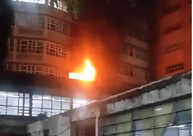 incêndio no hospital Heliópolis