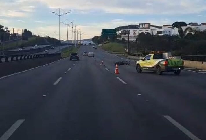 acidente de moto na Anchieta