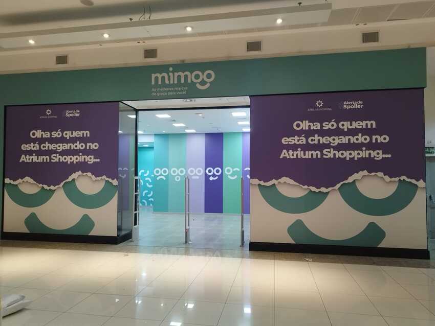 Mimoo chega ao Atrium Shopping para distribuir produtos de graça
