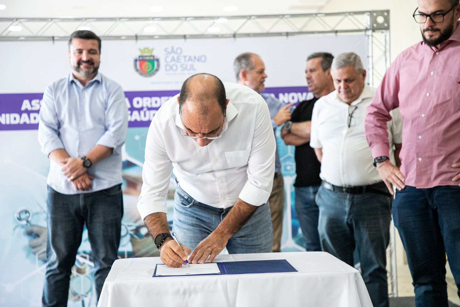 Auricchio inicia obra da UBS Santo Antonio 