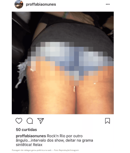 publicação de foto indiscreta