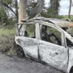 carro incendiado