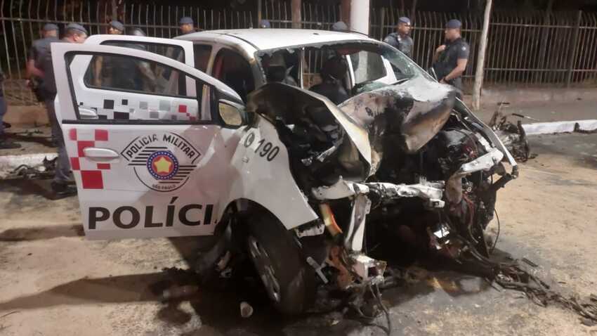viatura destruída