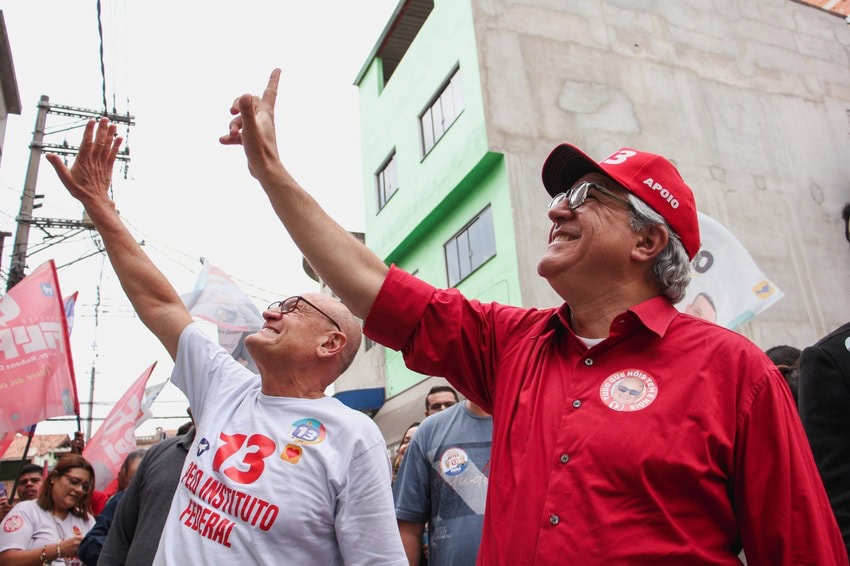 Ministro Padilha faz campanha para Filippi em Diadema