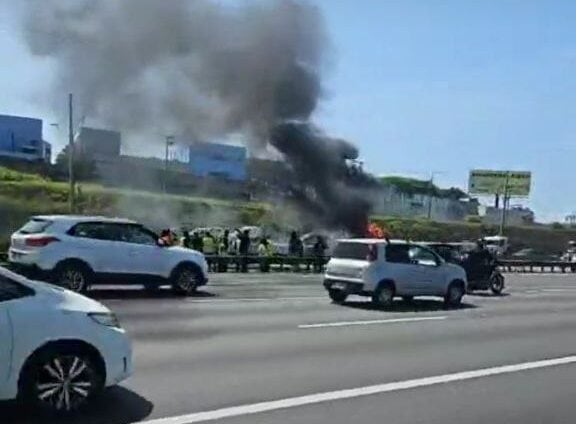 Ecovias realiza simulado de acidente no KM 20 da Anchieta