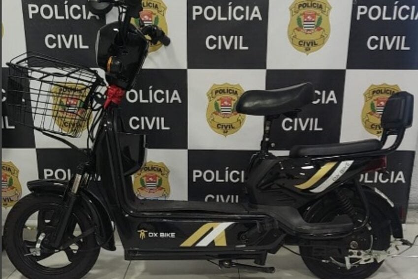 Policiais prendem homem que furtou bike elétrica usando furgão no Rudge Ramos