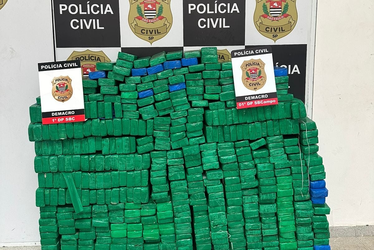 drogas apreendidas em van