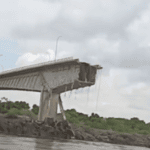 Trecho de ponte de 533 metros desaba entre Maranhão e Tocantins