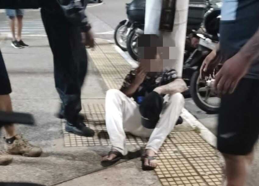 Homem tenta roubar moto com arma de brinquedo e acaba atropelado em São Bernardo