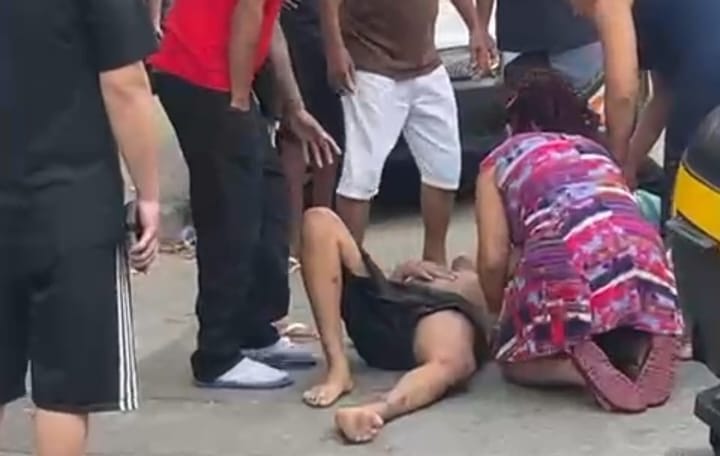 pessoa ferida após acidente
